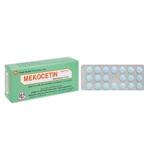 Mekocetin 0.5mg Mekophar 5 vỉ x 20 viên