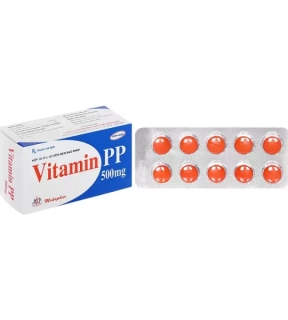 Vitamin PP 500mg Mekophar 10 vỉ x 10 viên