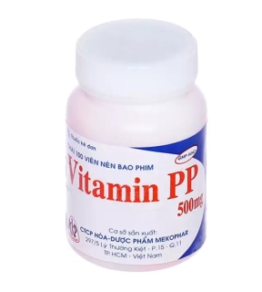 Vitamin PP 500mg Mekophar chai 100 viên